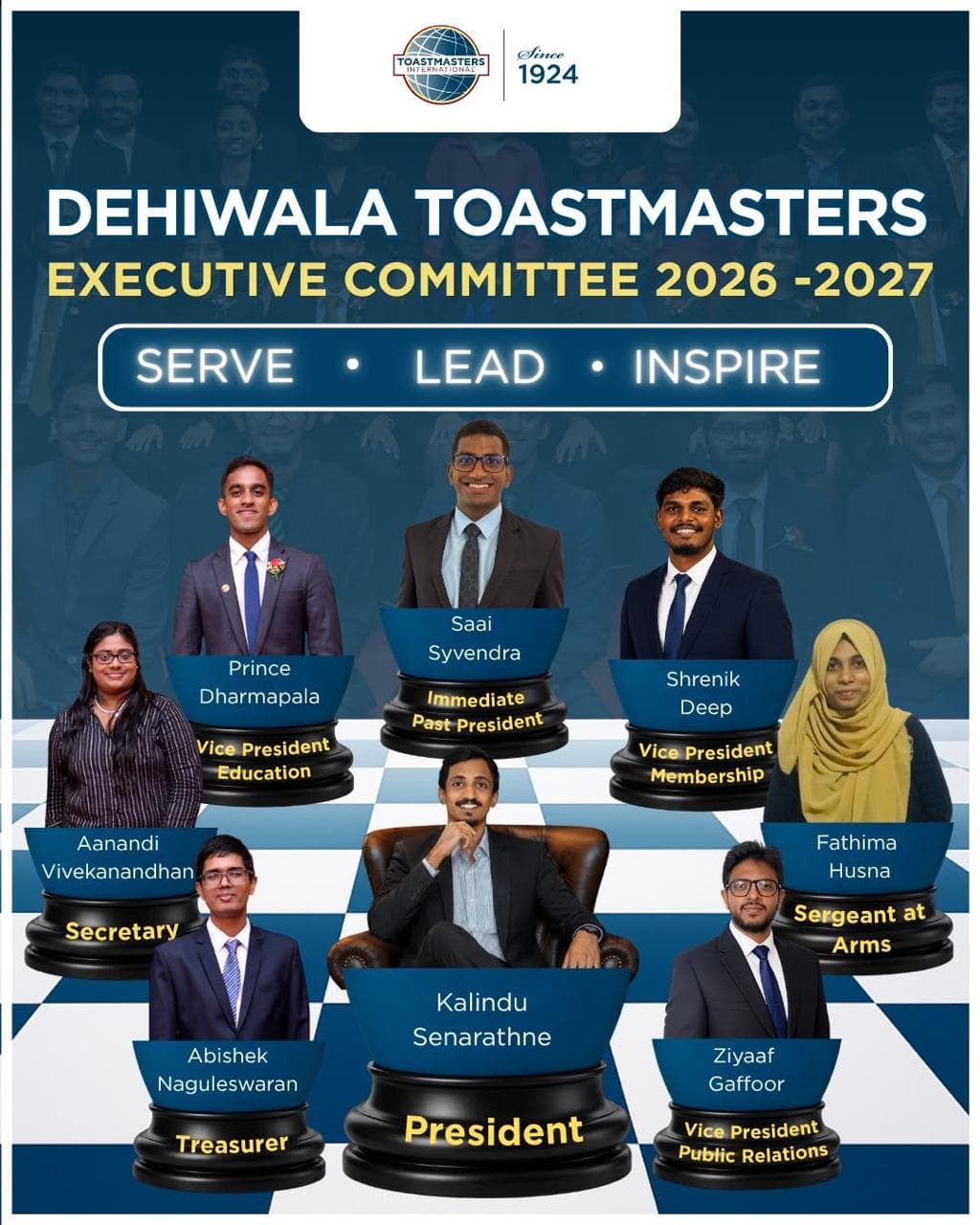 Dehiwala Toastmasters executive committee 2026ā2027 announcement